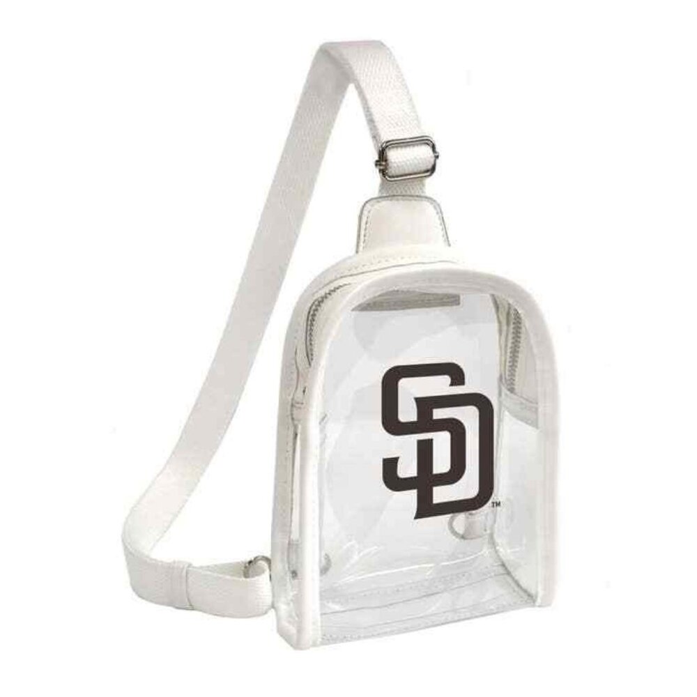 MLB San Diego Padres Clear Mini Sling Stadium Bag